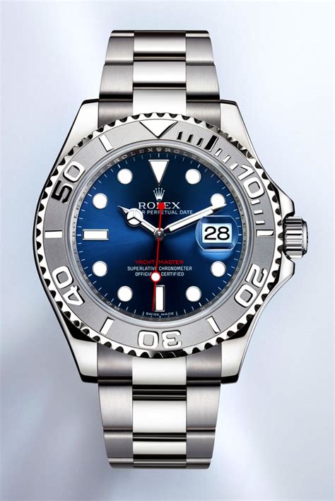 blue dial rolex yacht master|yacht master rolex blue face.